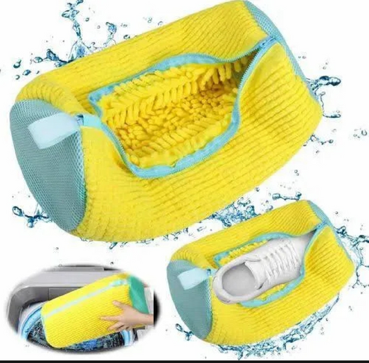 1 Pcs Shoe Washing Bags, Shoe Wash Bag with Zipper, Reusable Shoe Wash Bag, Sneaker Mesh Washing Bag for Shoes, Sneakers, Sneakers, Tennis Shoes, Slippers / Shoe Laundry Bag For Washer And Dryer. Our Shoe Washing Machine Bag Deeply Cleans While (SLHT)