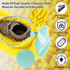 1 Pcs Shoe Washing Bags, Shoe Wash Bag with Zipper, Reusable Shoe Wash Bag, Sneaker Mesh Washing Bag for Shoes, Sneakers, Sneakers, Tennis Shoes, Slippers / Shoe Laundry Bag For Washer And Dryer. Our Shoe Washing Machine Bag Deeply Cleans While (SLHT)